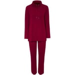 Damella Bamboo Frenchterry Suit Rød Bambus Large Dame