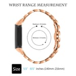 Rostfritt stål armband Fitbit Charge 5 Rose Guld