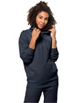 Jack Wolfskin Women's Essential Hoody W, Night Blue, XXL