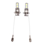 9SMD, 2x H3 5050 Vit 9 SMD LED Xenon DC12V Auto Bil Dimljus