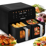 SUPERLEX 8-in-1 Air Fryer Oven Digital Frying Rotisserie Grill Roast Bake 2400W