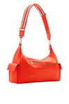 Desigual Bag_Half Logo 24 New, Sac à bandoulière en polyuréthane Femmes, Orange, Taille Unique