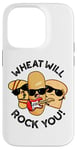 Coque pour iPhone 14 Pro Wheat Will Rock You Funny Food Jeu de mots