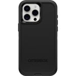 Otterbox iPhone 15 Pro Max Defender - Robust mobilskal med hög skyddsfaktor, svart