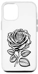 Coque pour iPhone 12/12 Pro Rose romantique