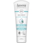 lavera Basis Sensitiv - Crème pour les mains - À l'aloe vera bio et au beurre de karité bio - Pénètre rapidement - Hydratant longue durée - Soin intensif - Cosmétique naturel - Végétalien - Bio (1 x