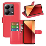 Xiaomi Redmi Note 13 Pro 4G      Pu Wallet Case    [Red]