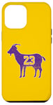 iPhone 12 Pro Max Vintage GOAT 23 Distressed Case