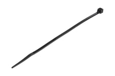 StarTech.com 15cm(6") Cable Ties, 3mm(1/8") wide, 39mm(1-3/8") Bundle Diameter, 18kg(40lb) Tensile Strength, Nylon Self Locking Zip Ties with Curved Tip, 94V-2/UL Listed, 100 Pack, Black - Nylon 66 Plastic - TAA (CBMZT6B) - kabelbånd - TAA-kompatibel