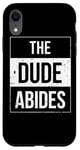 iPhone XR The Dude Abides Vintage Design For Film Loving Bowler Case