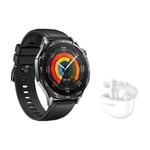 HUAWEI WATCH GT 5 46 mm älykello, musta + FreeBuds 5i True Wireless -kuulokkeet