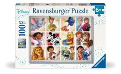 Ravensburger - Puzzle Enfant - 100 pièces XXL - Les moments Disney - Fille ou garçon dès 6 ans - Puzzle de qualité supérieure - 12004118