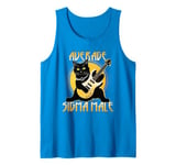 Average Sigma Male Meme Shirt Cool Funny Sigma Cat Meme Tank Top