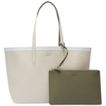 Sac a main Lacoste  Sac cabas reversible  Ref 63781 N90 Ecru Ka