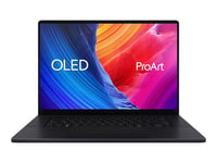 ASUS ProArt P16 OLED H7606WI-ME083X - AMD Ryzen AI 9 - HX 370 / jusqu'à 5.1 GHz - Win 11 Pro - GeForce RTX 4070 - 64 Go RAM - 2 To SSD NVMe - 16" OLED écran tactile 3840 x 2400 (4K) - Gigabit Ethernet - Wi-Fi 7, Bluetooth - noir nano