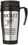 Ultimate Gift for Man Stainless Steel 8841 Cricket Mad Travel Mug, one Colour, 7 fl oz