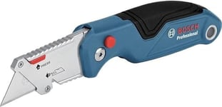 Bosch Professional cutter pliant universel avec logement de lames dans le manche en métal (avec 2 lames de rechange, sous blister) - Édition Amazon Exclusive