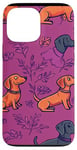 Coque pour iPhone 13 Pro Max Joli motif de teckel - Accessoire sur le thème du chien