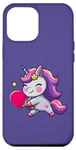 Coque pour iPhone 13 Pro Max Licorne Avec Batte De Tennis De Table Pour Ping-pong