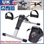 Mini Exercise Bike Cardio Fitness Adjustable Resistance Folding Pedal Cycle LCD