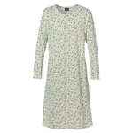 Trofe Bamboo Long Sleeve Dress Grønn blomstre X-Large Dame