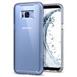 For Galaxy S8 Plus Case, Spigen Neo Hybrid Crystal Glitter Cover - Blue Quartz