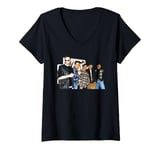 Womens New Kids On The Block Video Launch Never Let You Go V-Neck T-Shirt