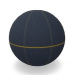 Ergonomisk balansboll Office Ballz - Götessons, Storlek Ø - 55 cm, Tygfärg och Blixtlåsfärg Slope 256 Ocean 22 - Senapsgul