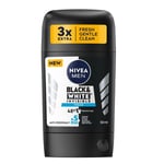 Men Black&White Invisible Fresh antyperspirant w sztyfcie 50ml Nivea