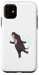 Coque pour iPhone 11 Hippopotame pygmée dansant Animaux sauvages mignons