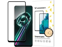 Wozinsky Wozinsky Super Tuff Full Glue Fullskärm Härdat Glas Med Case Friendly Realme 9 Pro + (9 Pro Plus) Ram Svart