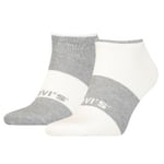 Levis Strumpor 2P Unisex Sustainable Low Cut Socks Vit/Grå Strl 43/46