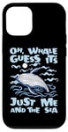 iPhone 12/12 Pro Just Me And The Sea Blue Beluga Cetacea Whale Watching Case