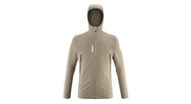 Veste softshell millet fusion beige homme