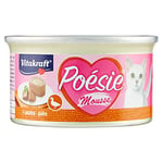 Vitakraft - Poésie Mousse, Fine et délicate Mousse pour Votre Chat, variété Canard - 85 g