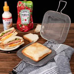 Stainless Steel Breakfast Machine Sandwich Pan Sandwich Maker Paninis Press