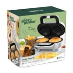 Giles & Posner Pie Maker – Double Non-Stick  Deep Fill Pie Making Machine 900W