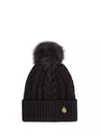 GUESS Cable Knit Bobble Hat