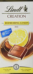 Lindt Creation Refreshing Lemon Milk Chocolate Bar 150 g (Pack of 14)