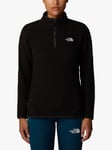 The North Face 100 Glacier Quarter Zip Fleece, Black