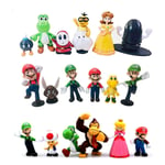 18-pack Super Mario Figurer