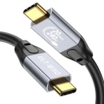 Câble USB C vers USB C 240 W 20 Gbit/s certifié USB PD 3.1 super rapide,prend en charge USB 3.2 Gen2x2 et 5K/4K @ 60Hz 144Hz sortie vidéo pour MacBook Pro,Samsung S22,OTG,moniteur,chargeur GaN