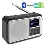 CHOICE Anzio DAB+ Digital Radio Portable Bluetooth Speaker, FM Alarm, Clock