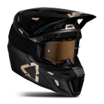 Crosshjelm Leatt Moto 9.5 med Crossbriller Karbon