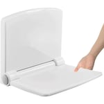 Siège de Douche Mural Rabattable，Tabouret de Douche Pliable Mural，Chaise De Douche Antidérapante pour Handicapé Personnes âgées 200kg Blanc