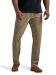 Lee Men's Big & Tall Performance Series Extreme Motion Straight Fit Tapered Leg Jeans, Puma, 40 W/36 L