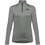 GORE WEAR Maillot Respirant pour femmes, Everyday Thermo, Maillot fonctionnel chaud en Polaire, Manches longues, 1/4 zip