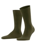 FALKE Men's Sensitive London M SO Cotton With Soft Tops 1 Pair Socks, Green (Artichoke 7436) new - eco-friendly, 5.5-8