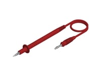 Sks Hirschmann Pl 3 Rot / Red Prøveledning 4 Mm-Stik Lamelstik 4 Mm 1.00 M Rød 1 Stk