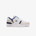 Lacoste Sneakers T-Clip homme en cuir Taille 46.5 Blanc/bleu